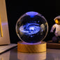 Crystal Ball Night Light: Milky Way, Solar System, Rain Cloud, Astronaut, Christmas, Whale, Heart, Jellyfish