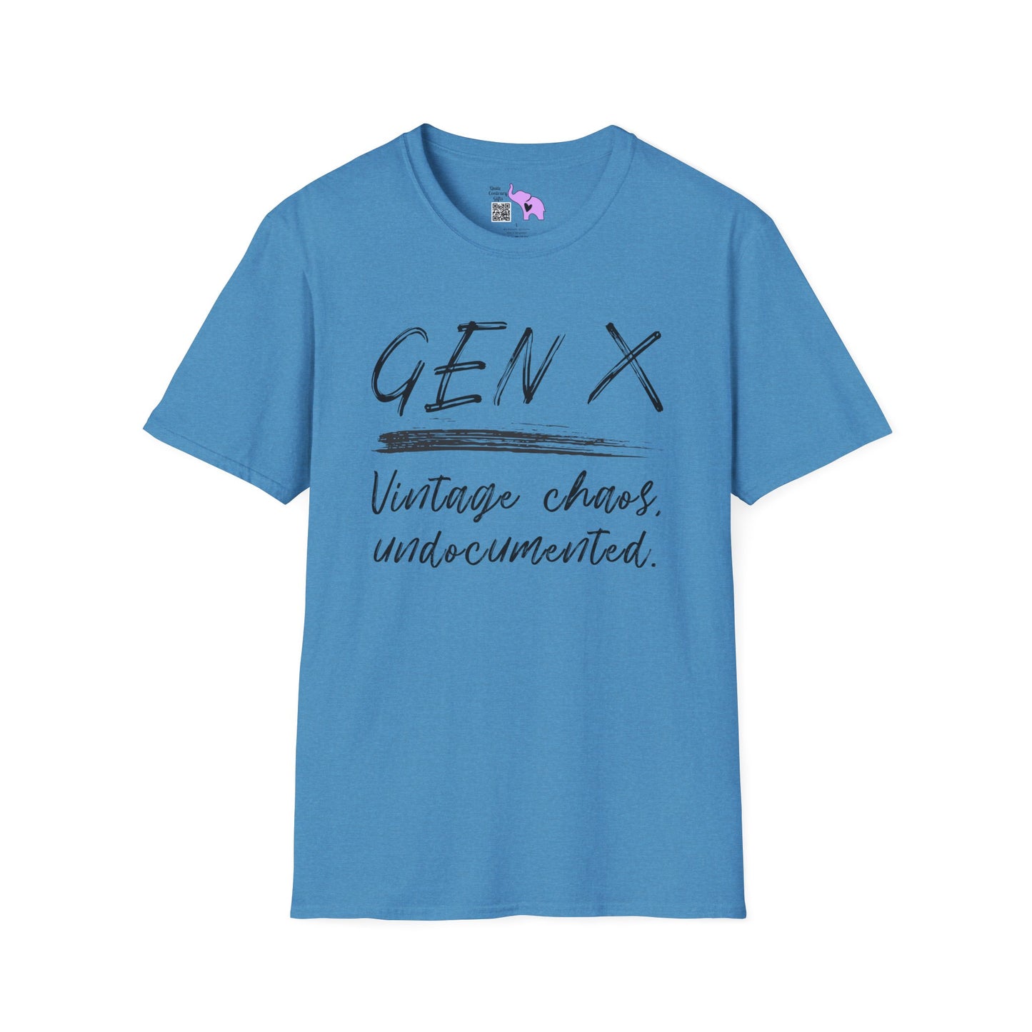 Gen X Vintage Chaos, Undocumented Adult T-shirt