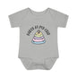 Party At My Crib Infant Baby Rib Bodysuit