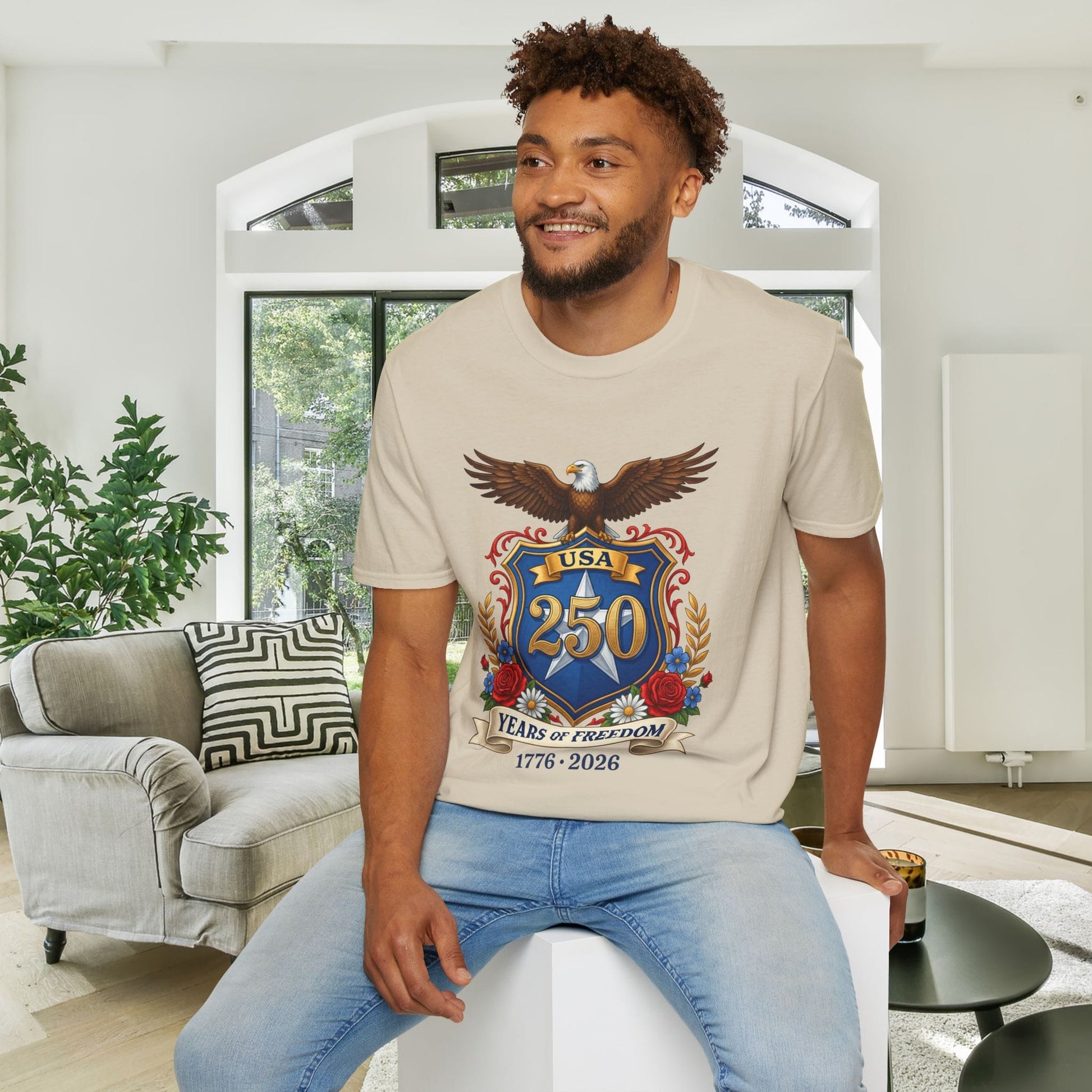 USA 250 Years of Freedom Adult T-shirt