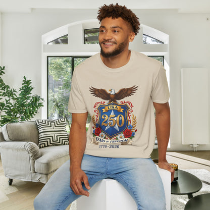 USA 250 Years of Freedom Adult T-shirt
