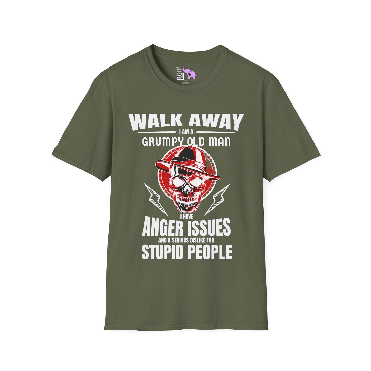 Walk Away I Am A Grumpy Old Man... Adult T-shirt