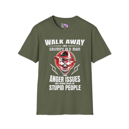 Walk Away I Am A Grumpy Old Man... Adult T-shirt