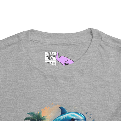 Tropical Dolphin Toddler Tee