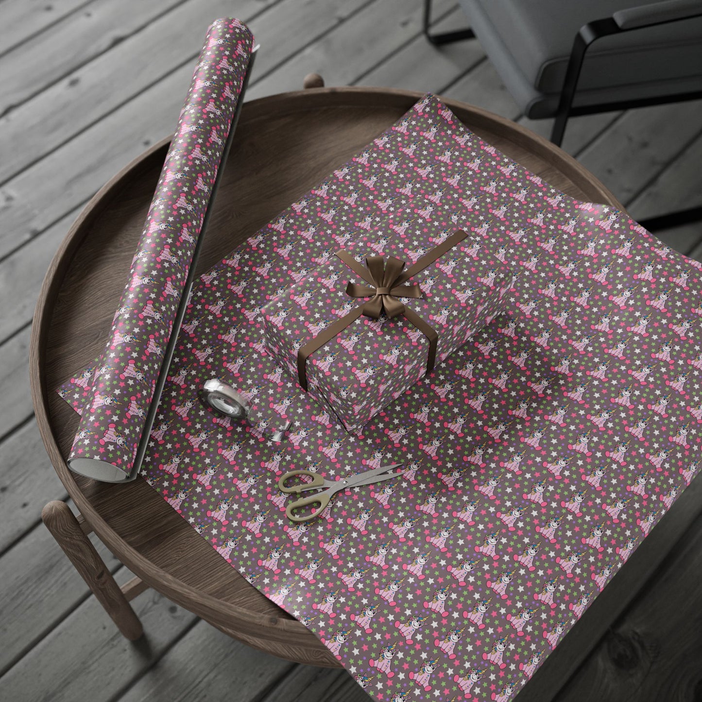 Stardust Unicorn Dreams Wrapping Paper