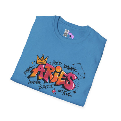 Aries Street Art Adult T-shirt