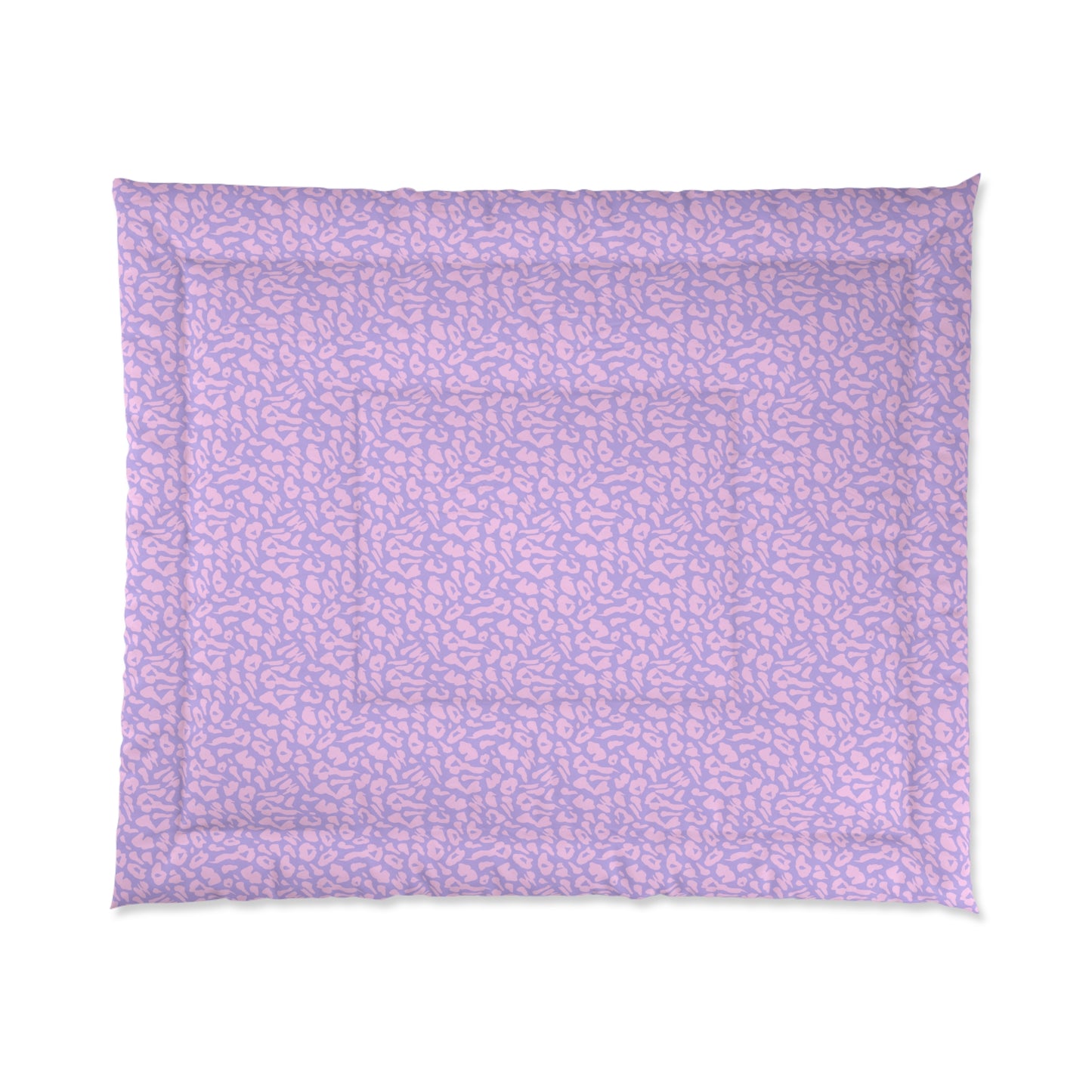 Purple & Pink Cheetah Print Comforter