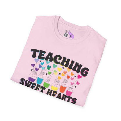 Teaching Sweet Hearts Adult T-shirt