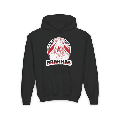 Brahmas Circle Youth Heavy Blend Hoodie