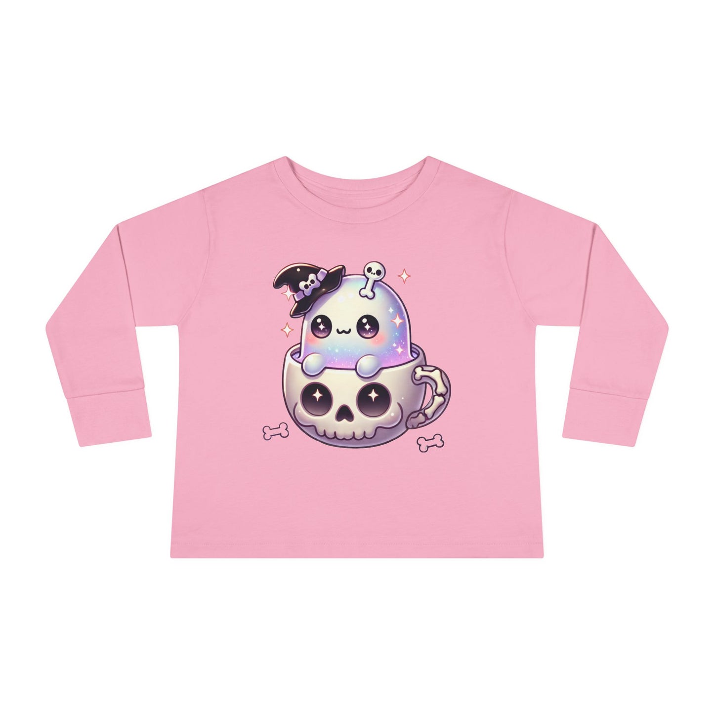 Skully Sip Toddler Long Sleeve Tee