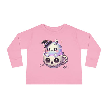 Skully Sip Toddler Long Sleeve Tee