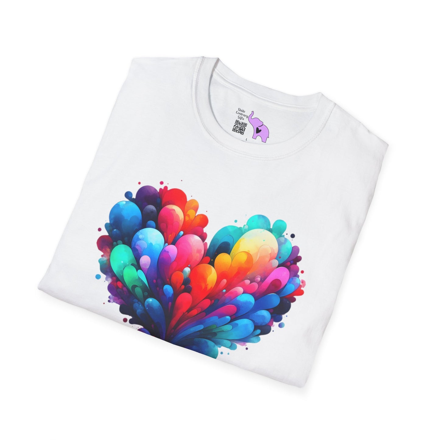 All the Feels Heart Adult T-shirt