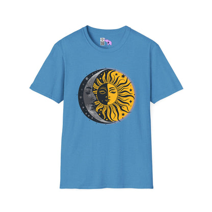 Sun Moon Stars Adult T-shirt