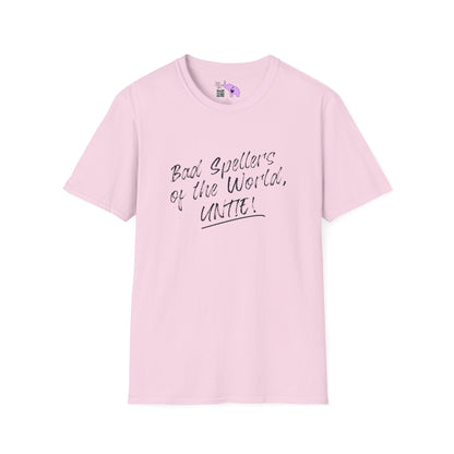 Bad Spellers of the World, Untie! Adult T-shirt