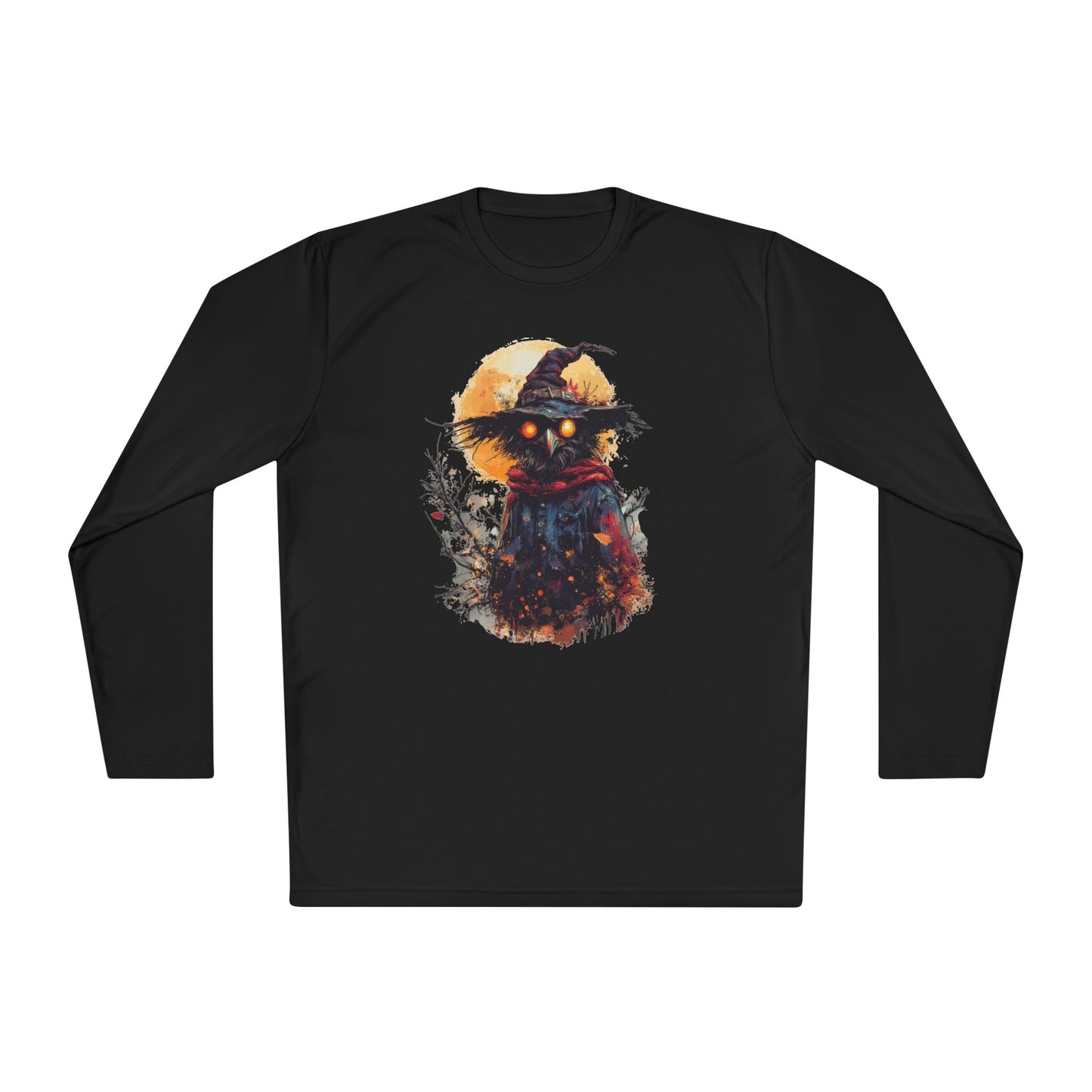 Halloween Scarecrow Adult Long Sleeve Tee