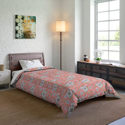 Jasmine Blush Garden Comforter