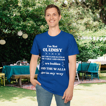 I'm Not Clumsy Adult T-shirt