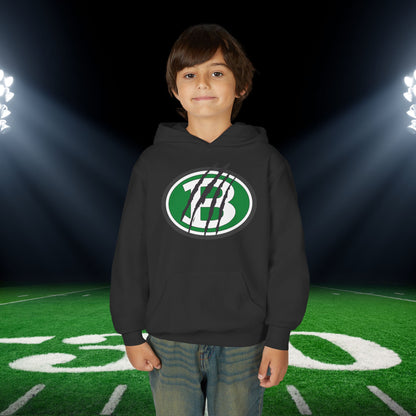 Brenham ISD Logo w/Claw Marks Youth Heavy Blend Hoodie