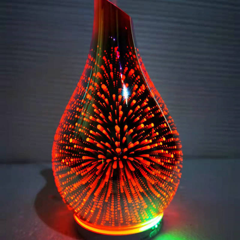 Aromatherapy Essential Oil Vase-Shaped 3D Colorful Lamp