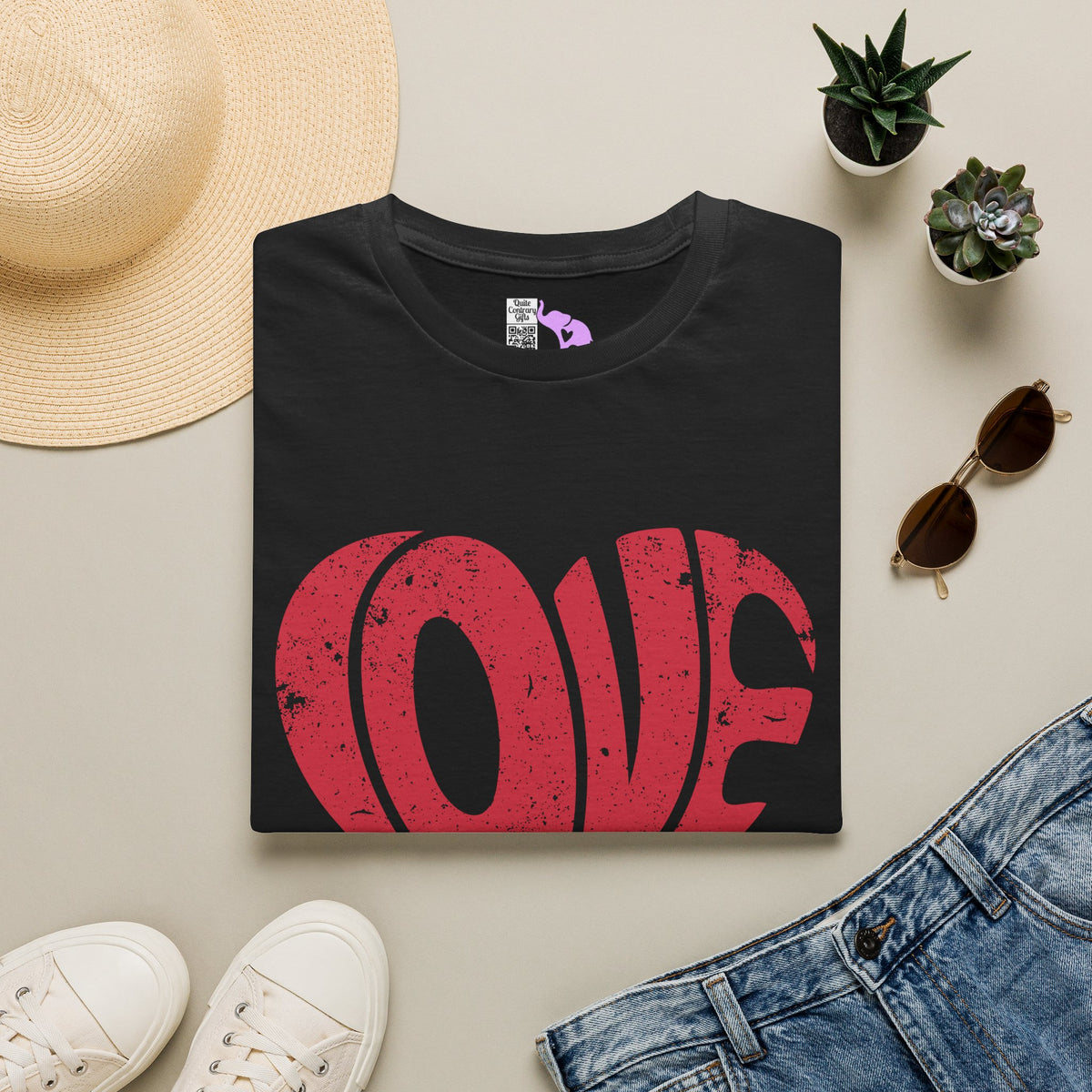 Heart of Love Adult T-shirt