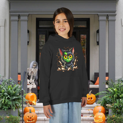 Zombie Kitty Youth Heavy Blend Hoodie