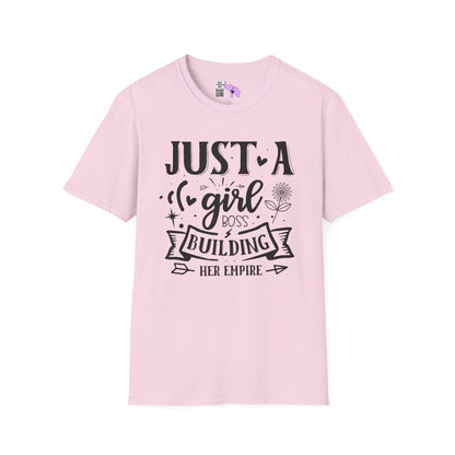 Just A Girl Boss Building Her Empire Adult T-shirt