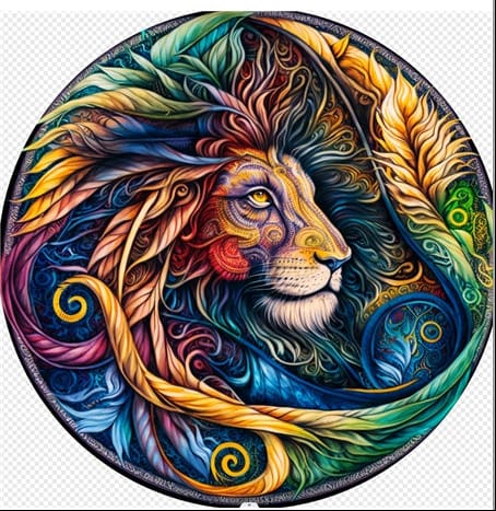 Mystical Lion Wooden Puzzle Collection