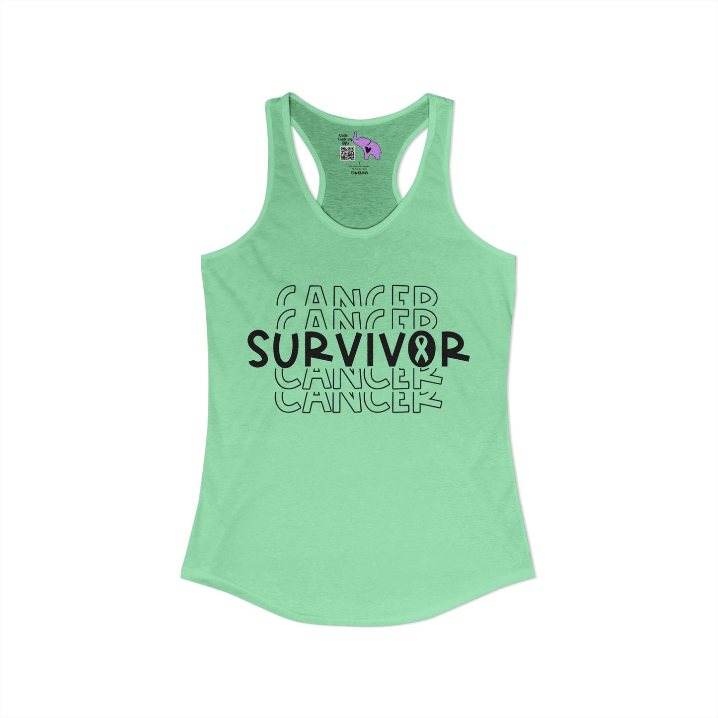 Cancer Survivor Women's Ideal Racerback Tank
