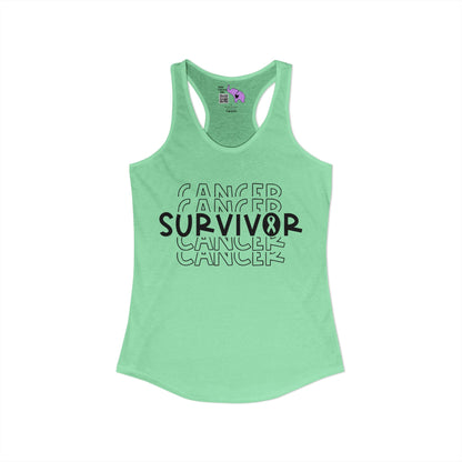 Cancer Survivor Women's Ideal Racerback Tank