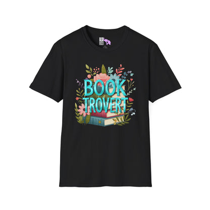 Booktrovert (Floral) Adult T-shirt