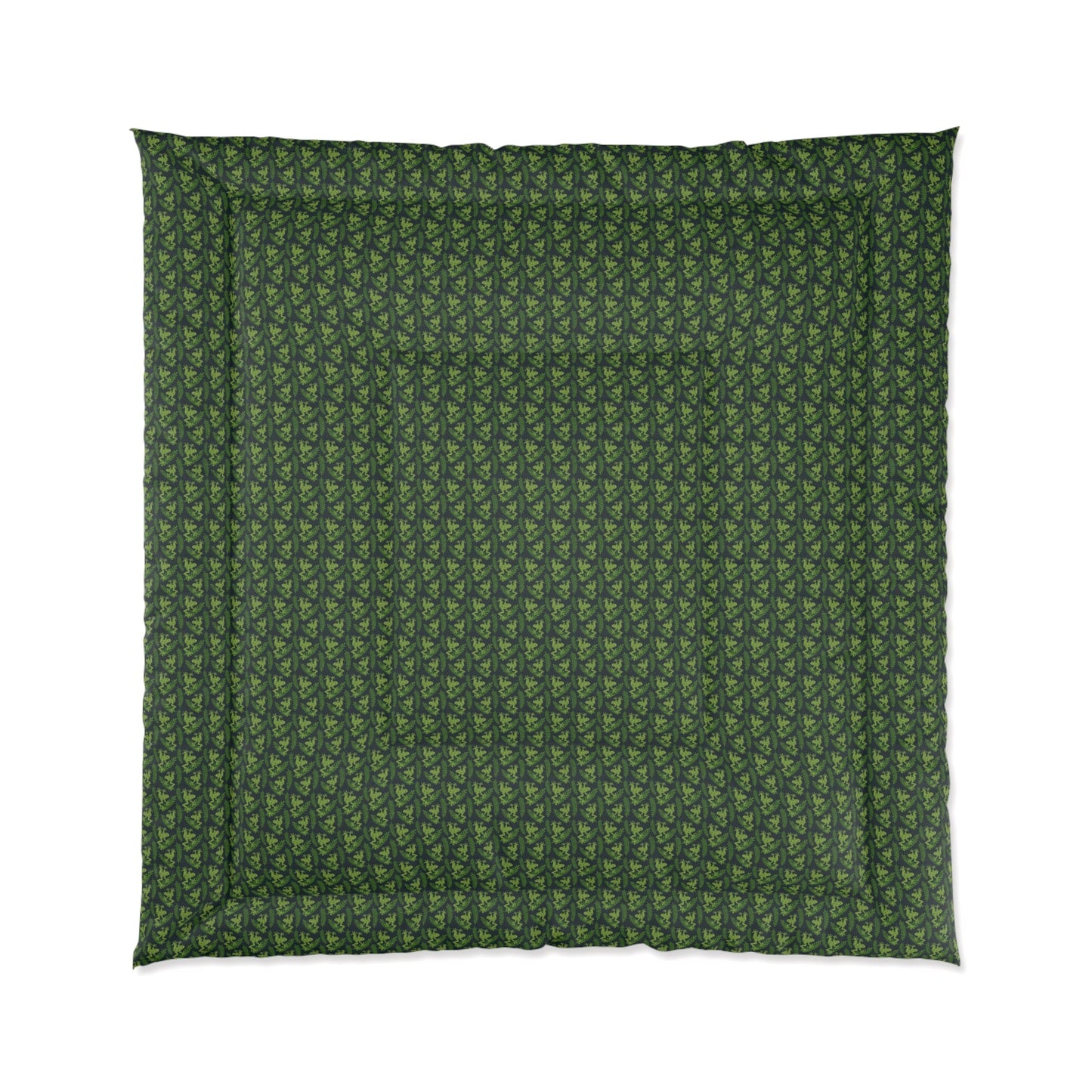 Emerald Canopy Frogs Comforter