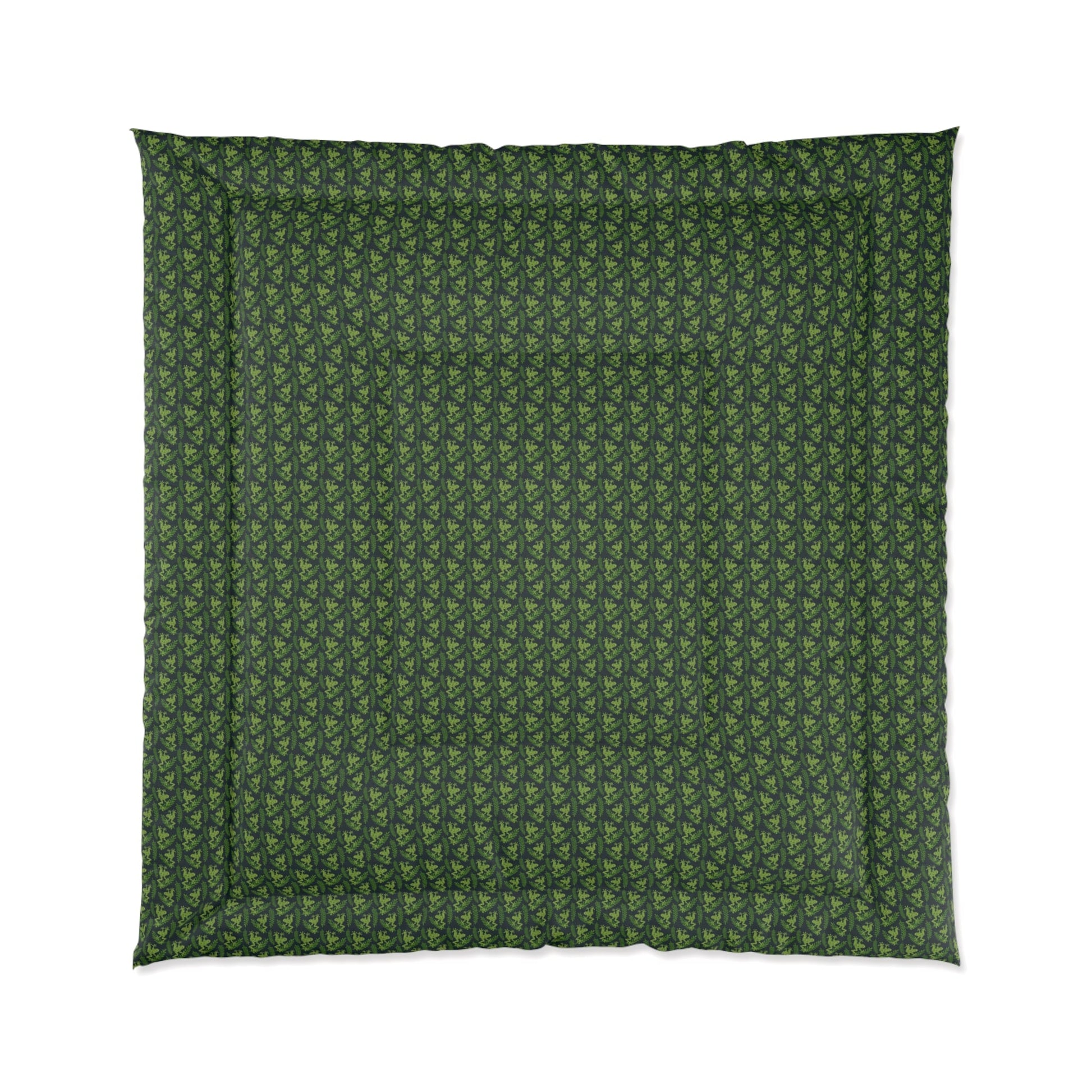 Emerald Canopy Frogs Comforter