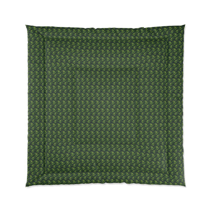 Emerald Canopy Frogs Comforter