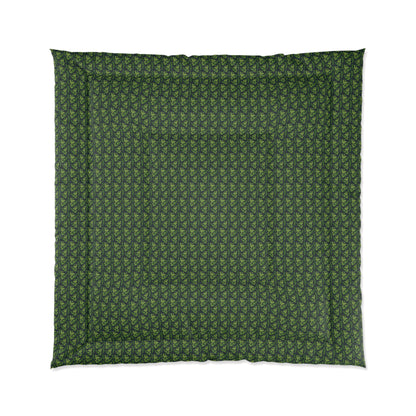 Emerald Canopy Frogs Comforter