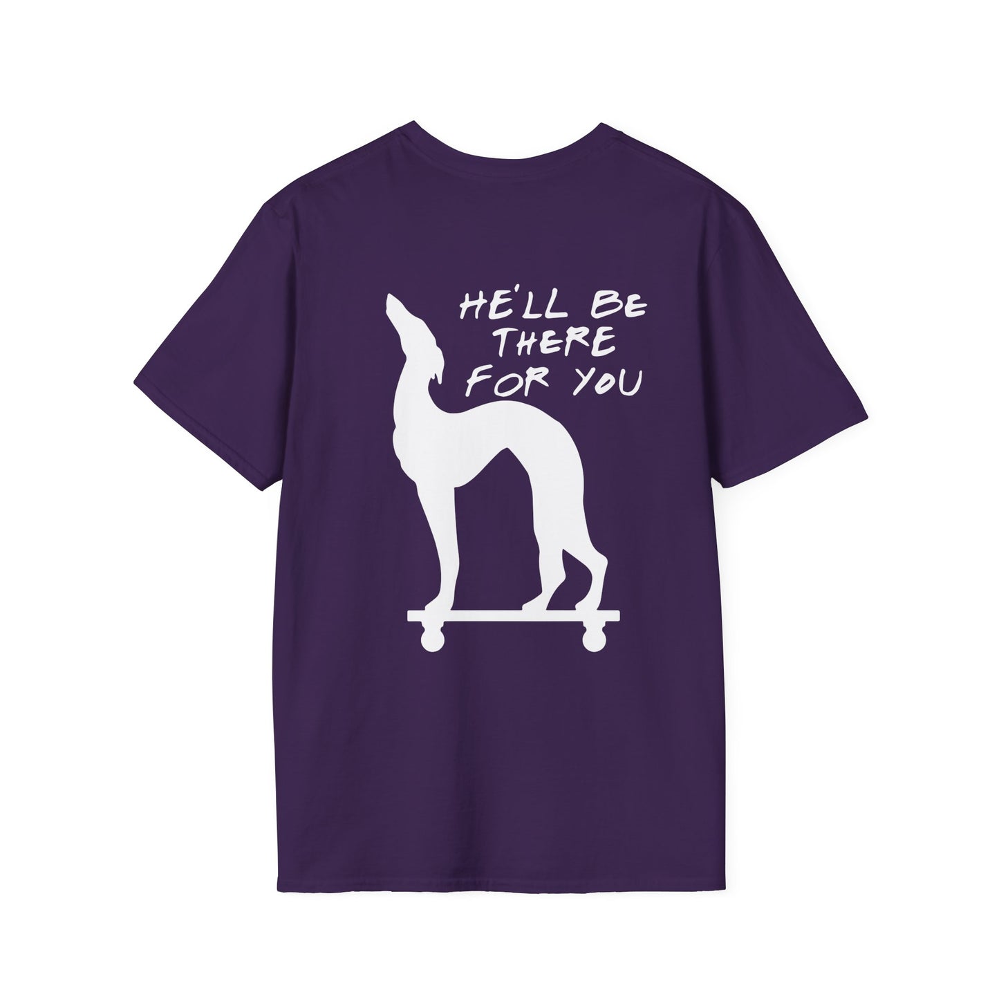 Friends; Dog Statue He'll Be There For You Adult T-shirt