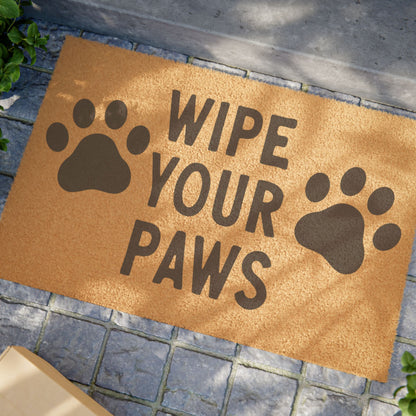 Wipe Your Paws 1 Coconut Fiber Doormat