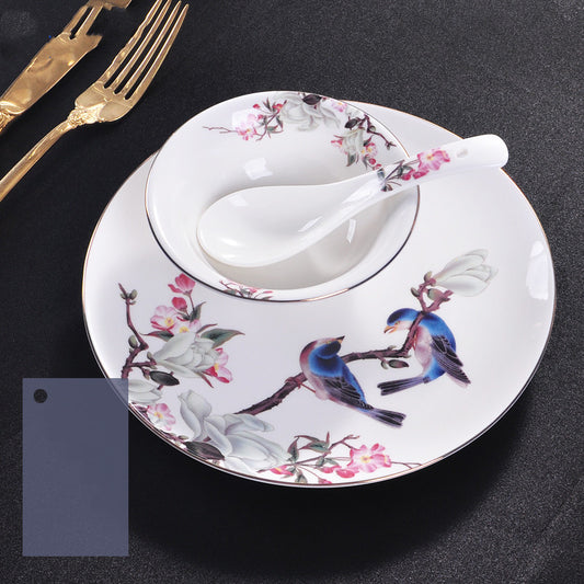 Bone China Ceramic Dinnerware Set