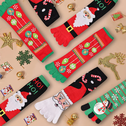 Cute Christmas Toe Socks