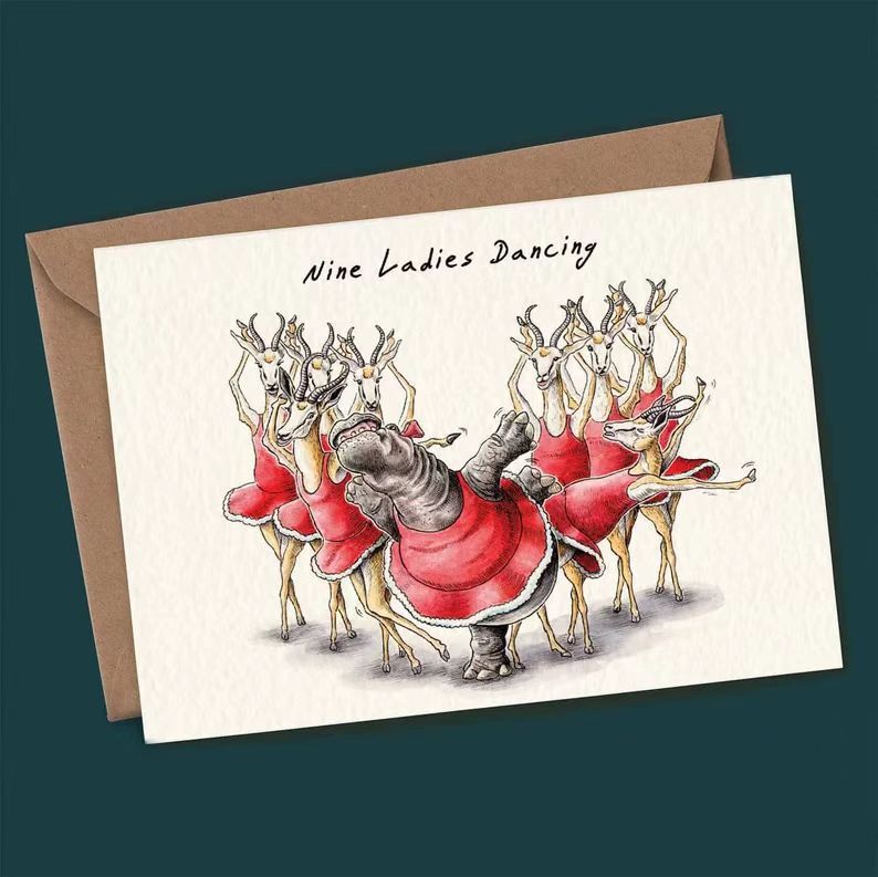 12 Days of Christmas Greeting Card Set