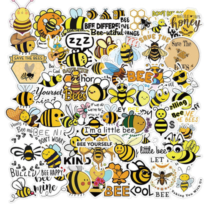 50 Inspirational Bee Doodle Stickers