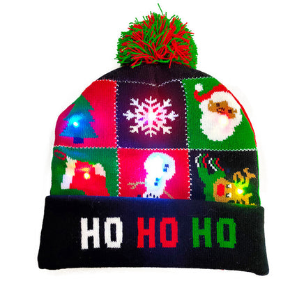 LED Light Up Knitted Beanie Hats