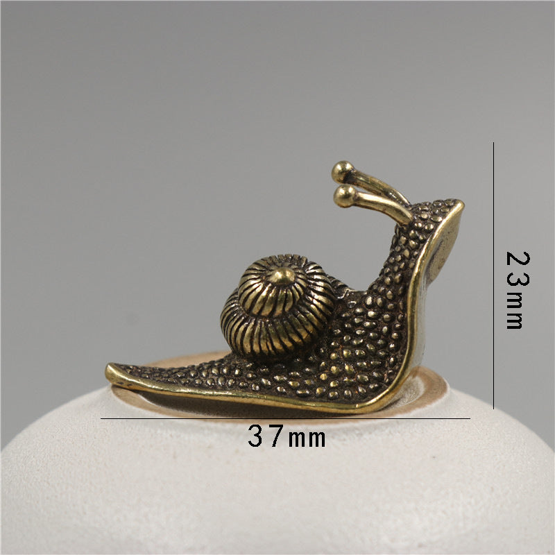 Pure Copper Snail Paperweight