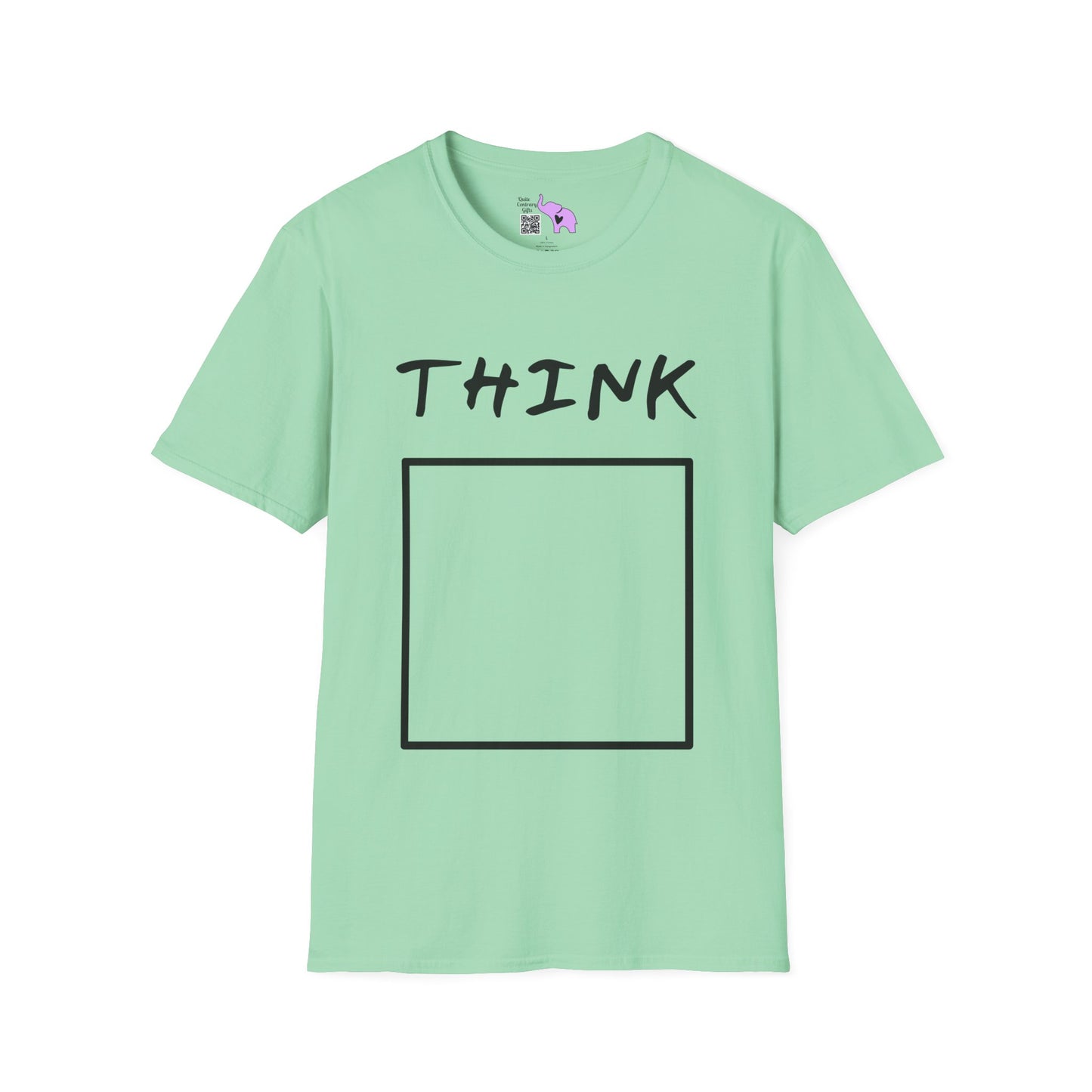 THINK (Outside the Box) Adult T-shirt