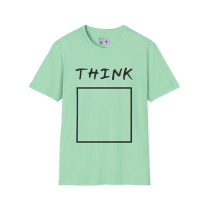 THINK (Outside the Box) Adult T-shirt