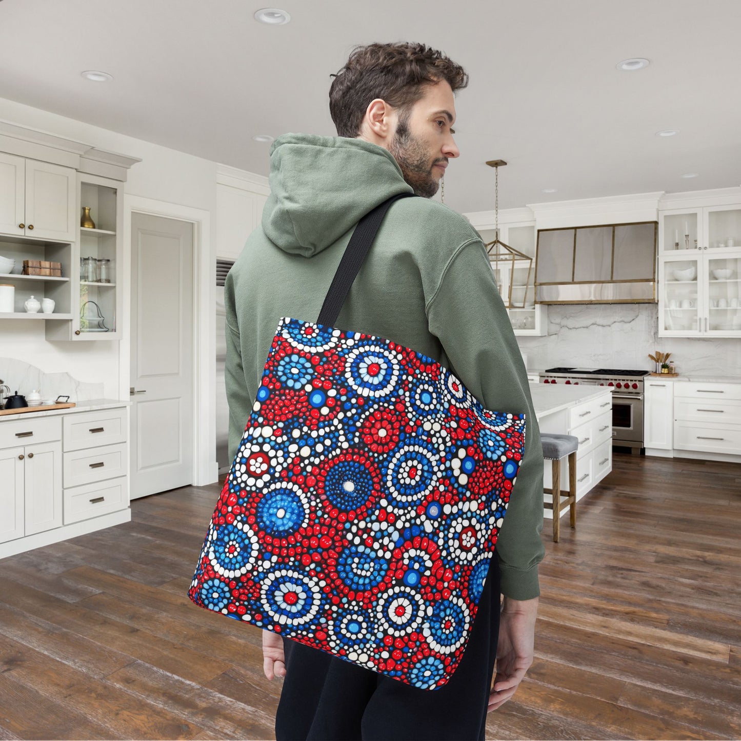 Patriot Pulse Canvas Tote Bag