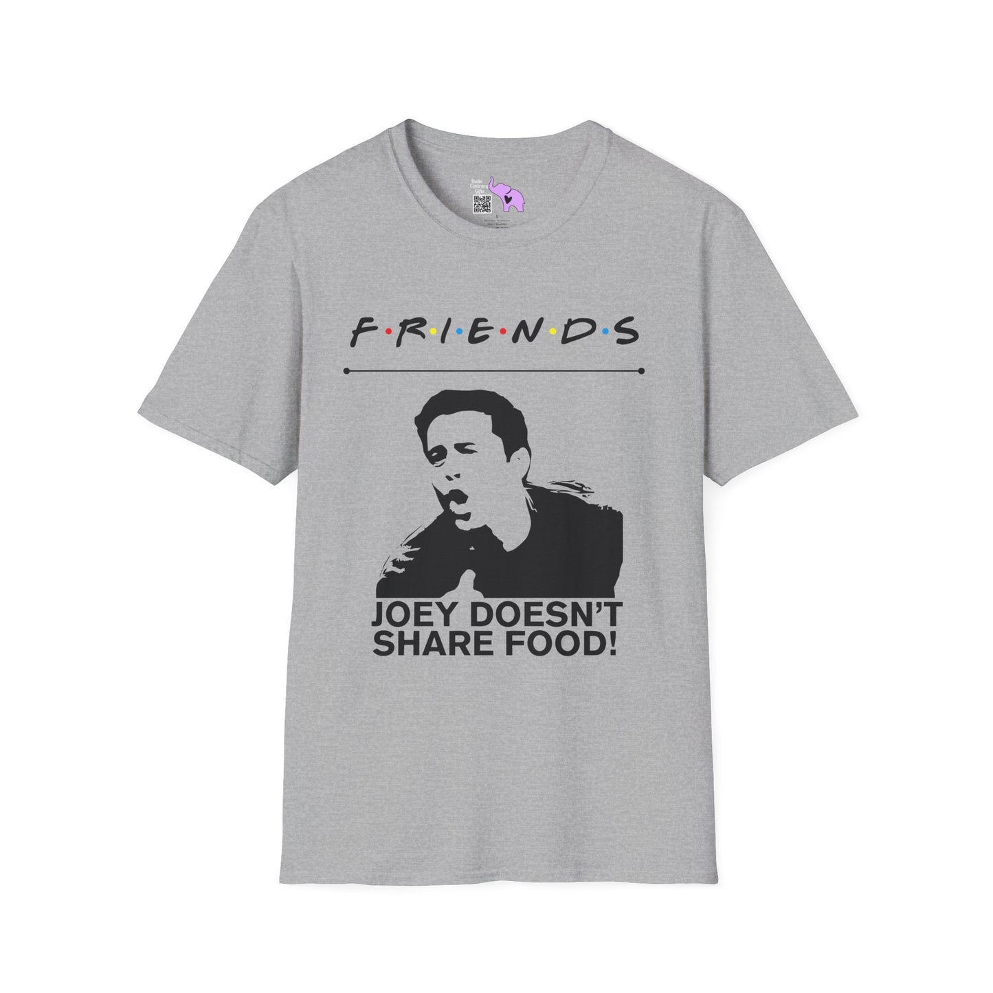 Friends; Joey Doesn't Share Food Adult T-shirt