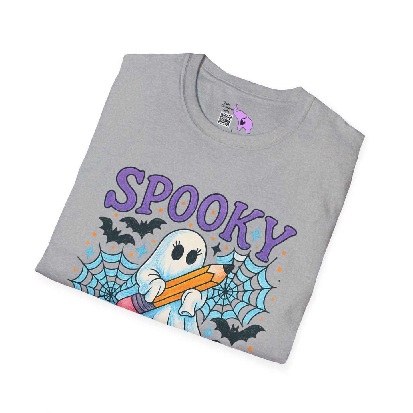 Spooky Teacher Adult T-shirt