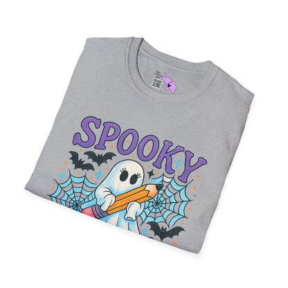 Spooky Teacher Adult T-shirt