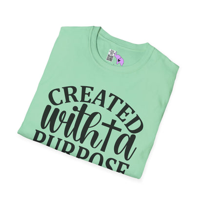 Created With A Purpose (3) Adult T-shirt