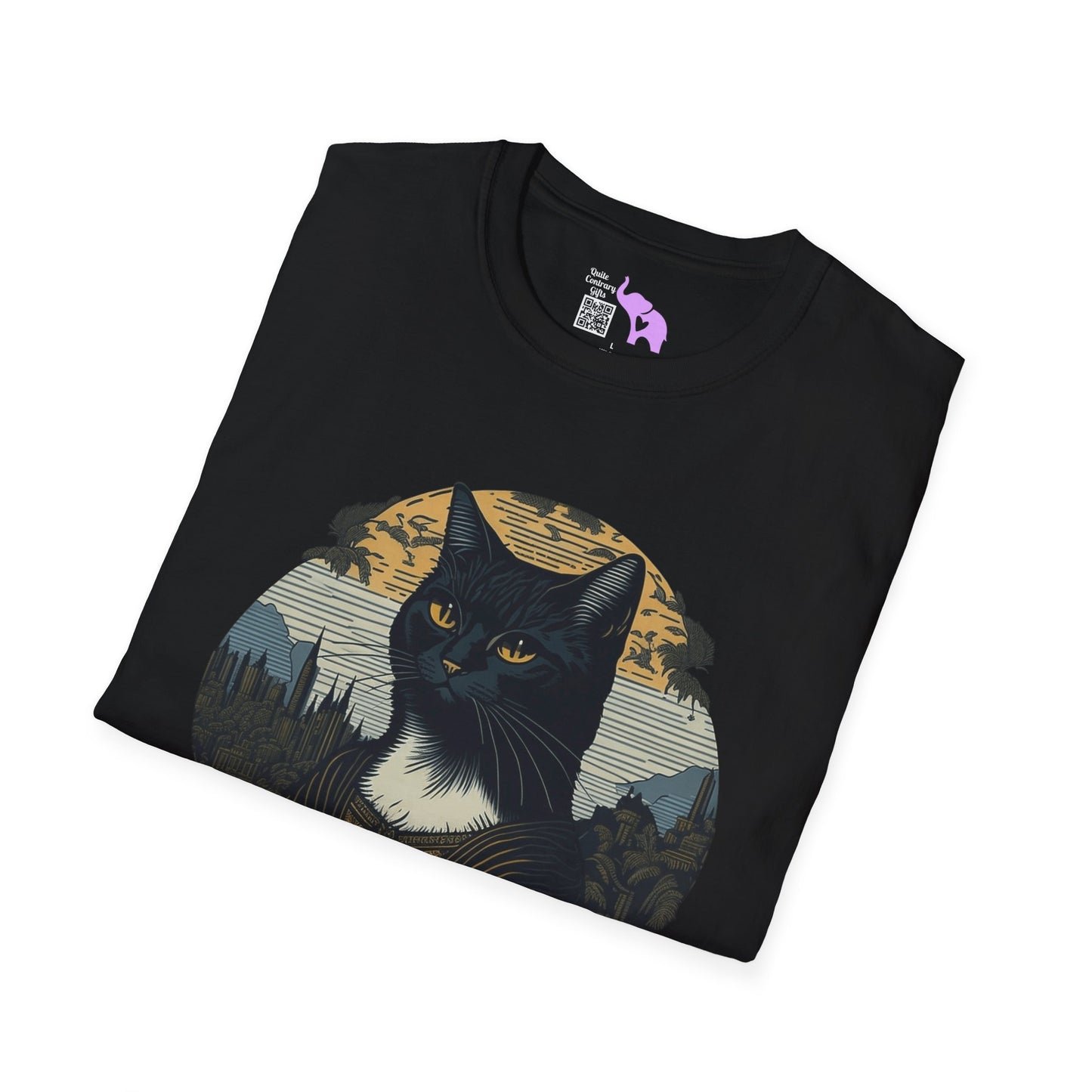Meow Lisa Adult T-shirt